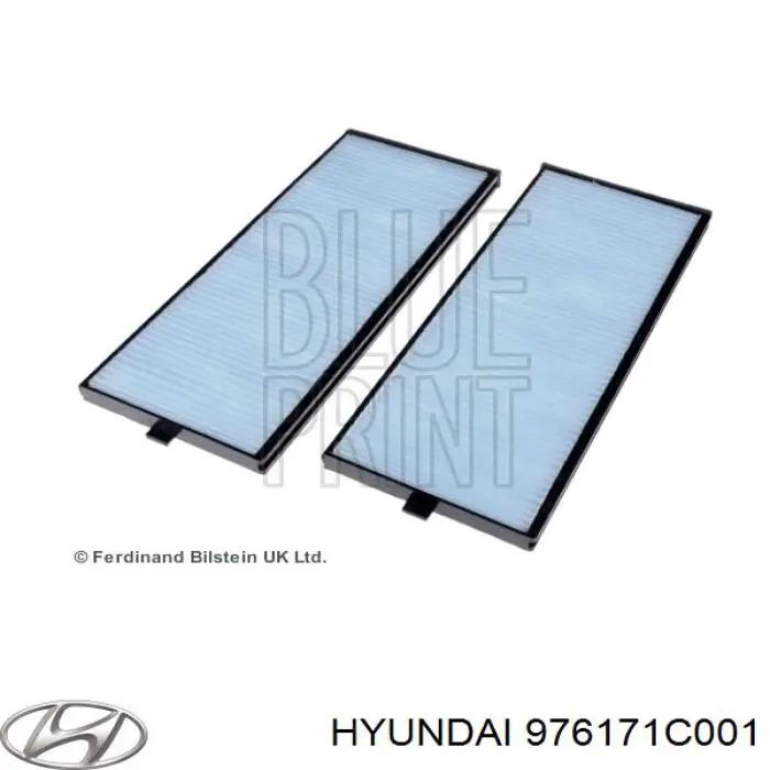 Фільтр повітряний обігрівача Hyundai/Kia 976171C001 ціна, від 5.08 USD