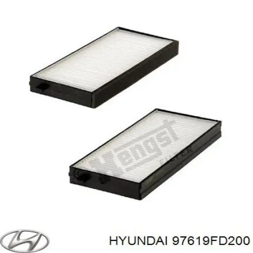 Фільтр повітряний обігрівача Hyundai/Kia 97619FD200 ціна, від 6.03 USD
