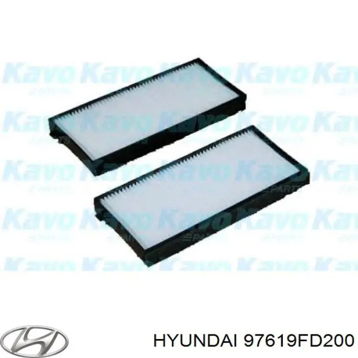Фільтр повітряний обігрівача Hyundai/Kia 97619FD200 ціна, від 6.03 USD
