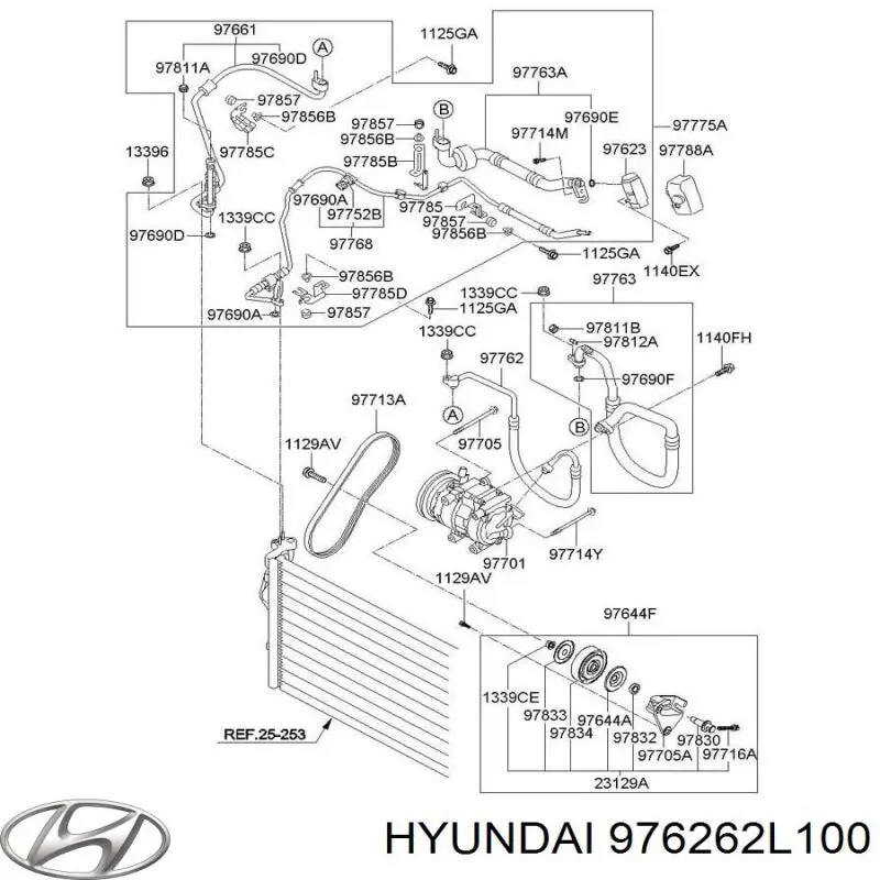  Hyundai/Kia 976262L100 ціна, від 18.76 USD