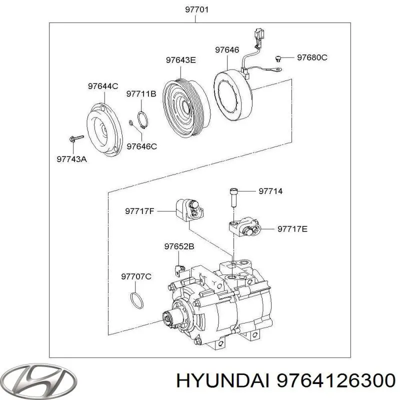  9764126300 Hyundai/Kia