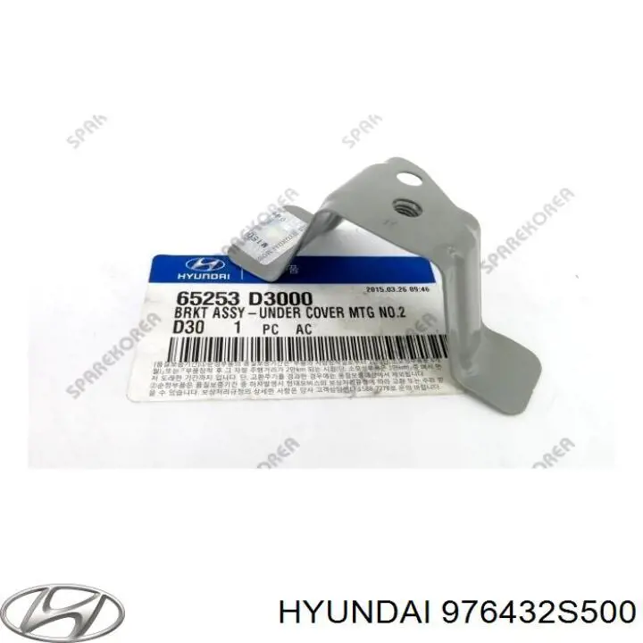 Шків компресора кондиціонера 976432S500 Hyundai/Kia