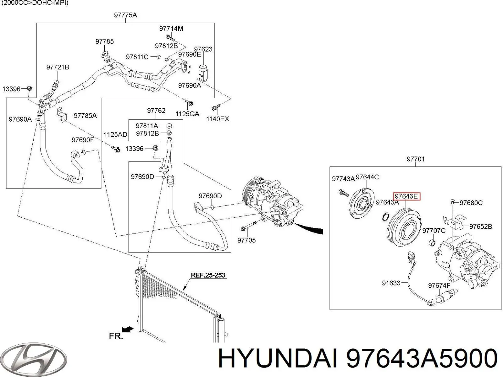  97643A5900 Hyundai/Kia