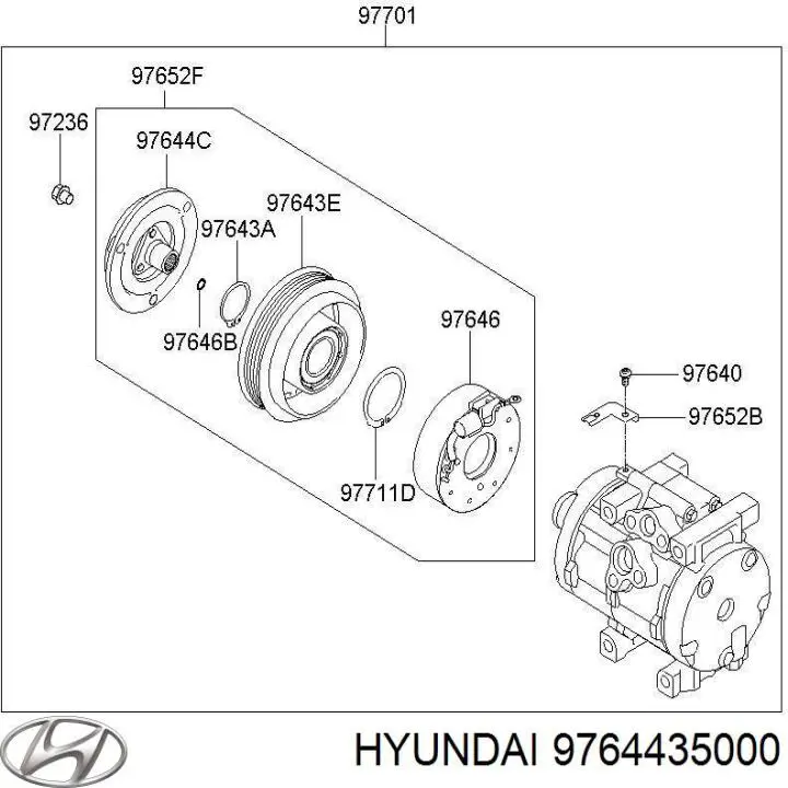  9764435000 Hyundai/Kia