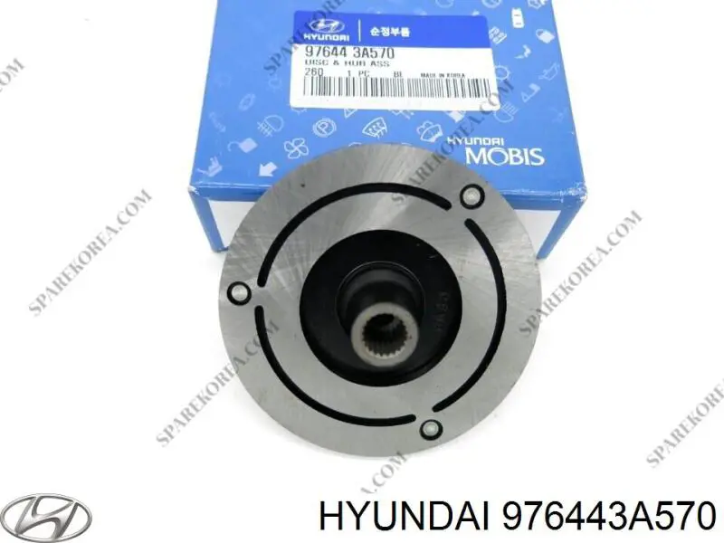 976443A570 Hyundai/Kia муфта компресора кондиціонера