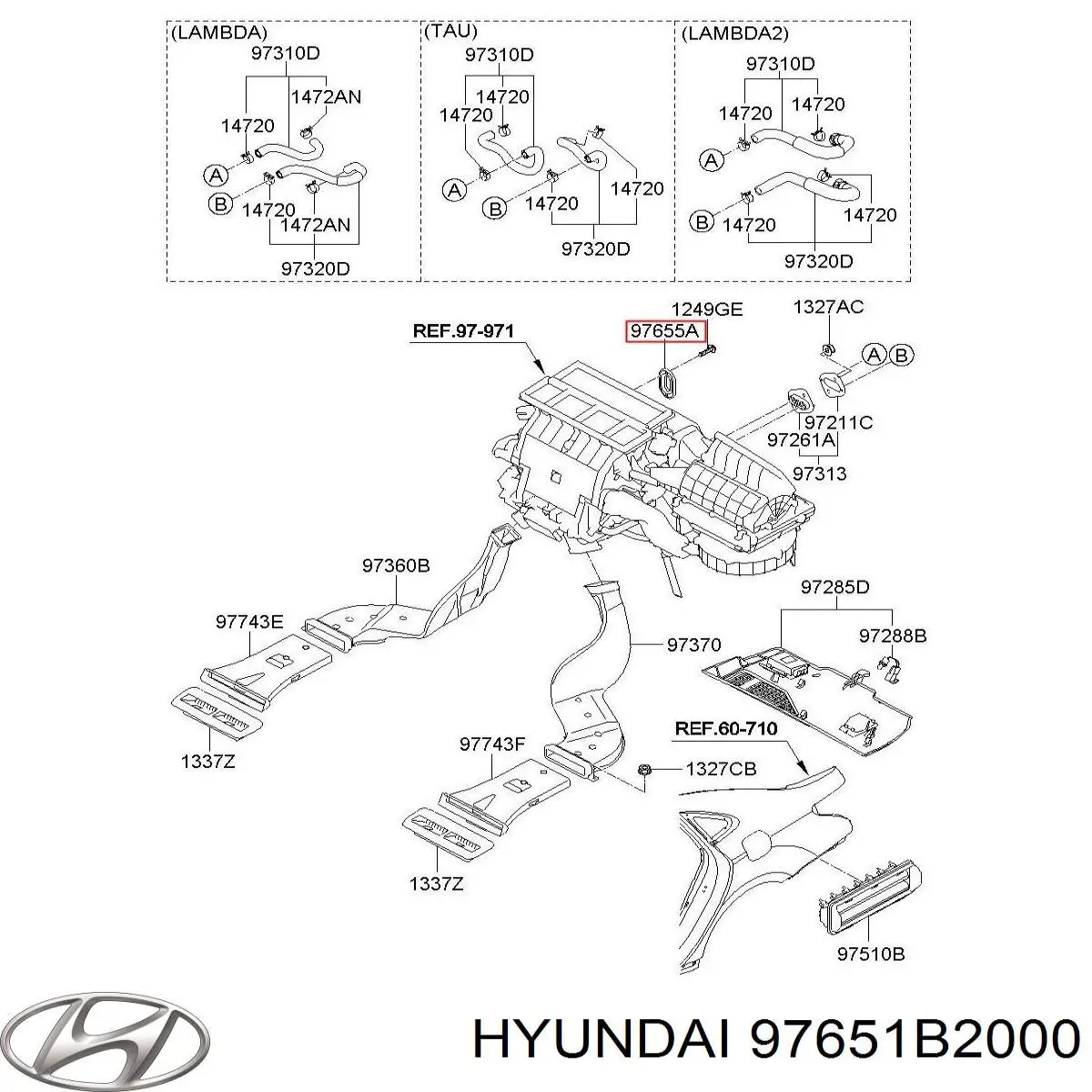  Hyundai/Kia 97651B2000 ціна, від 3.80 USD