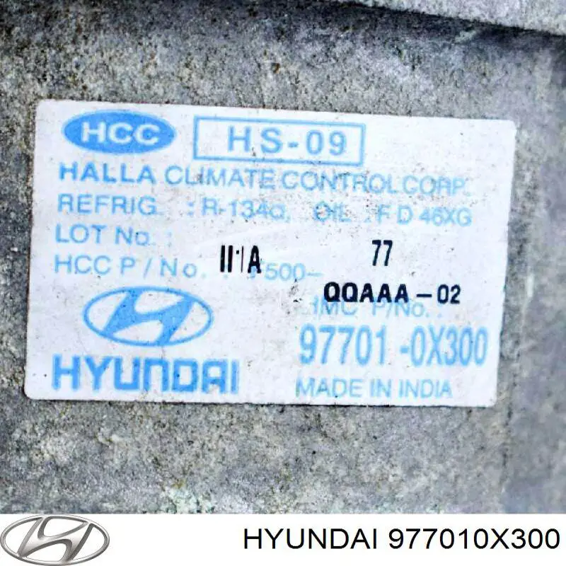 977010X300 Hyundai/Kia компресор кондиціонера