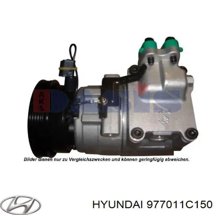 Компресор системи кондиціювання Hyundai/Kia 977011C150 ціна, від 115.73 USD
