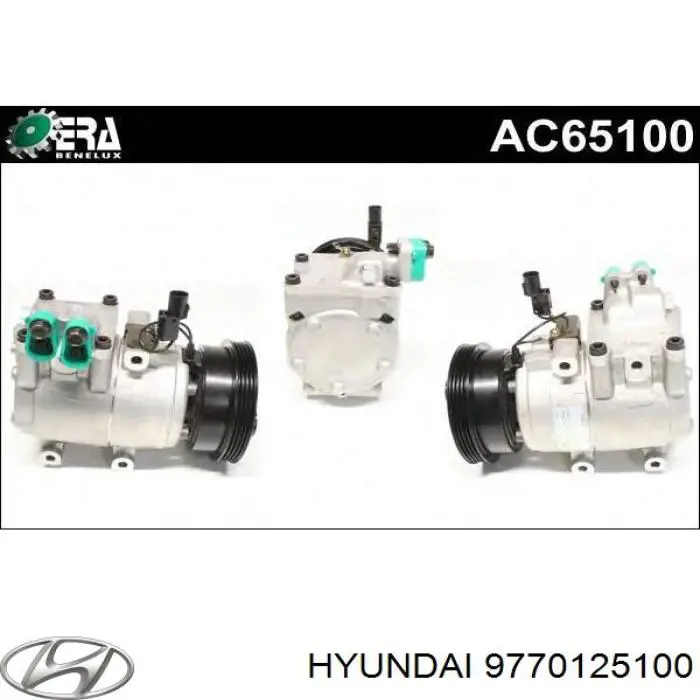 Купити 9770125100 Hyundai/Kia Компресор кліматичної установки