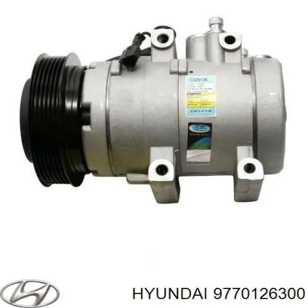 Компресор системи кондиціювання Hyundai/Kia 9770126300 ціна, від 180.49 USD
