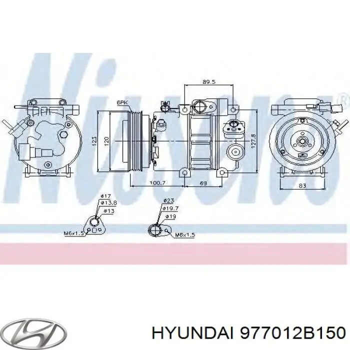 Купити 977012B150 Hyundai/Kia Компресор кліматичної установки