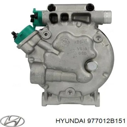 Компресор системи кондиціювання Hyundai/Kia 977012B151 ціна, від 262.74 USD