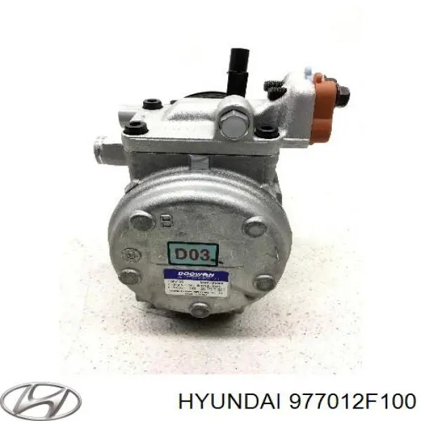 Компресор системи кондиціювання Hyundai/Kia 977012F100 ціна, від 203.73 USD