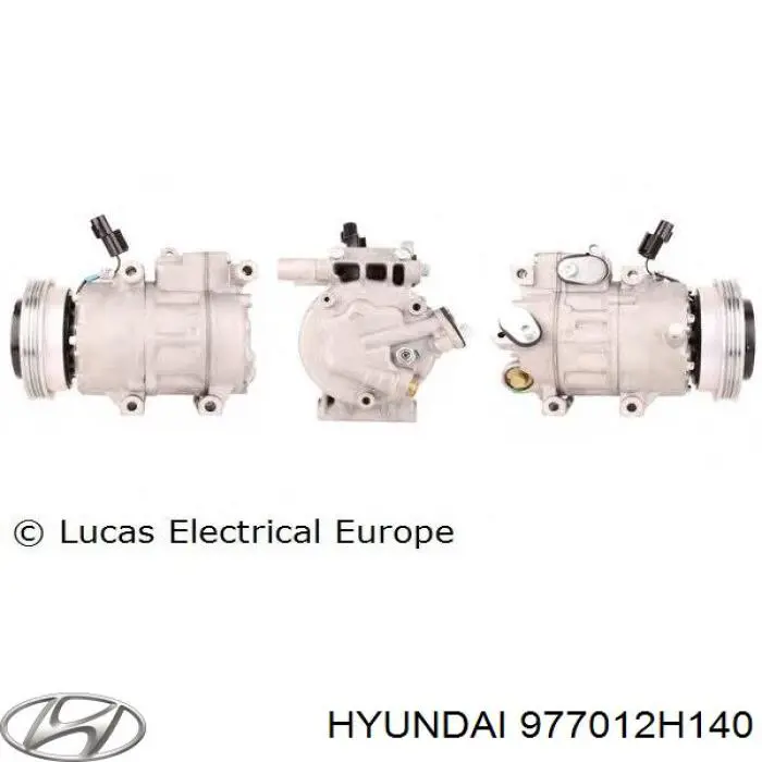 Компресор системи кондиціювання Hyundai/Kia 977012H140 ціна, від 247.14 USD