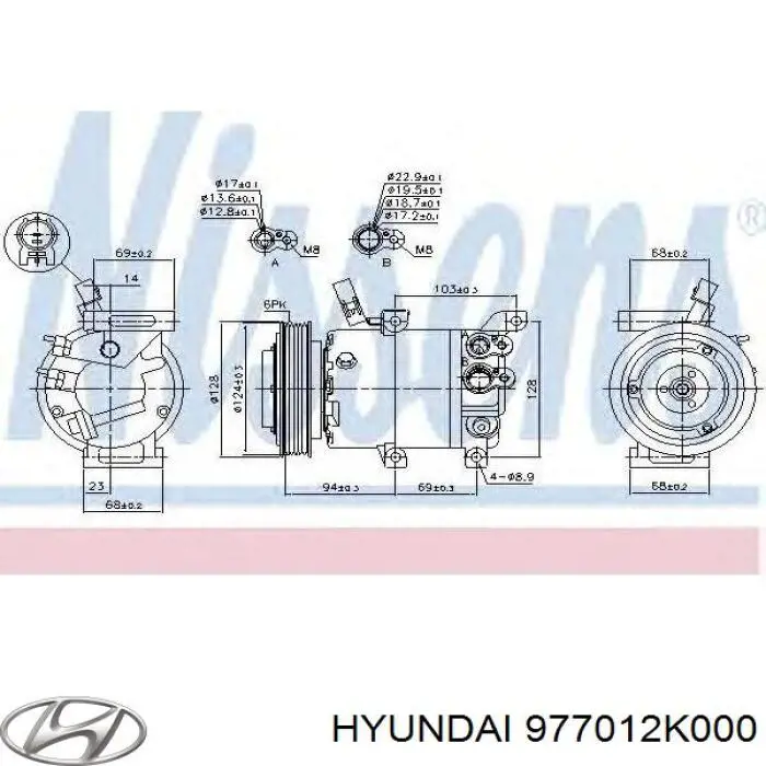 Компресор системи кондиціювання Mahle Original ACP449000P ціна, від 264.25 USD