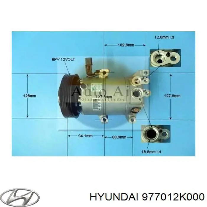Купити ACP449000P Mahle Original Компресор кліматичної установки