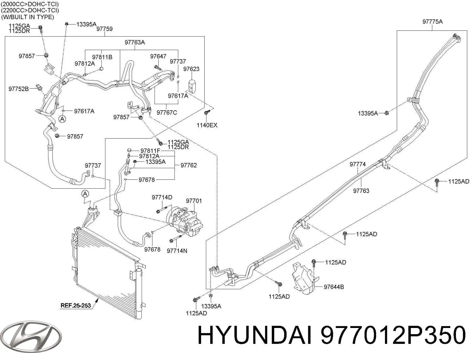 Купити 977012P350 Hyundai/Kia Компресор кліматичної установки