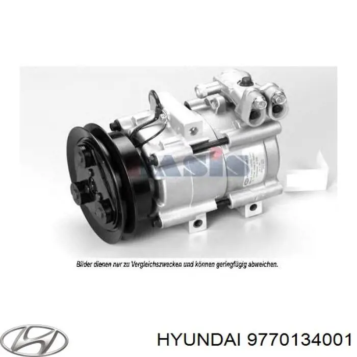 9770134001 Hyundai/Kia компресор кондиціонера