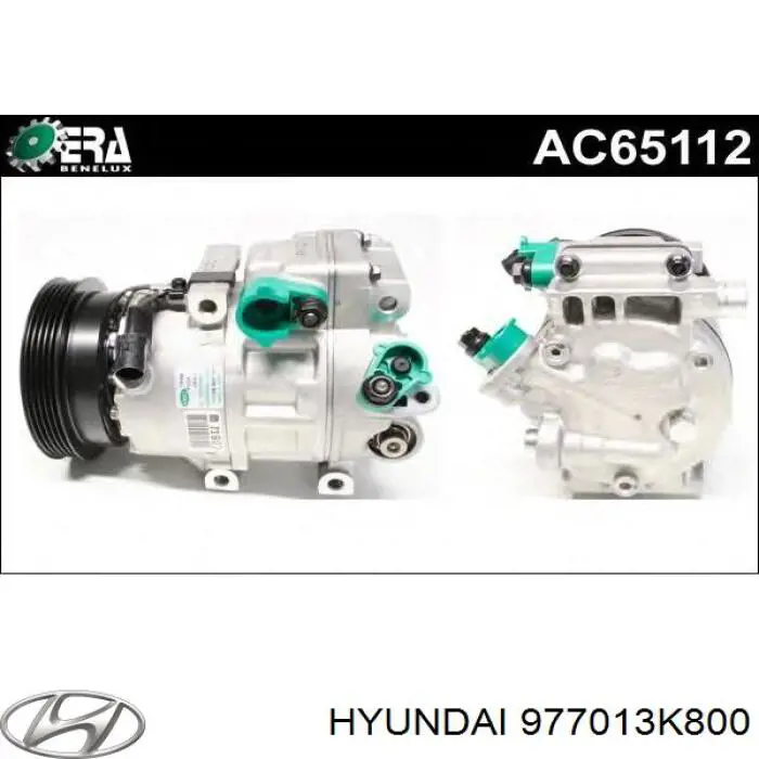 Компресор системи кондиціювання Hyundai/Kia 977013K800 ціна, від 262.74 USD
