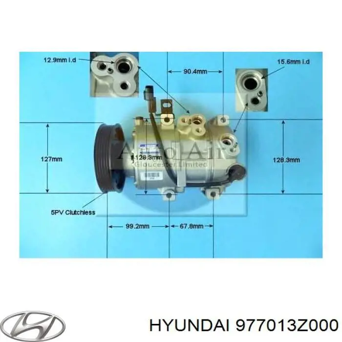 Компресор кондиціонера 977013Z000 Hyundai/Kia