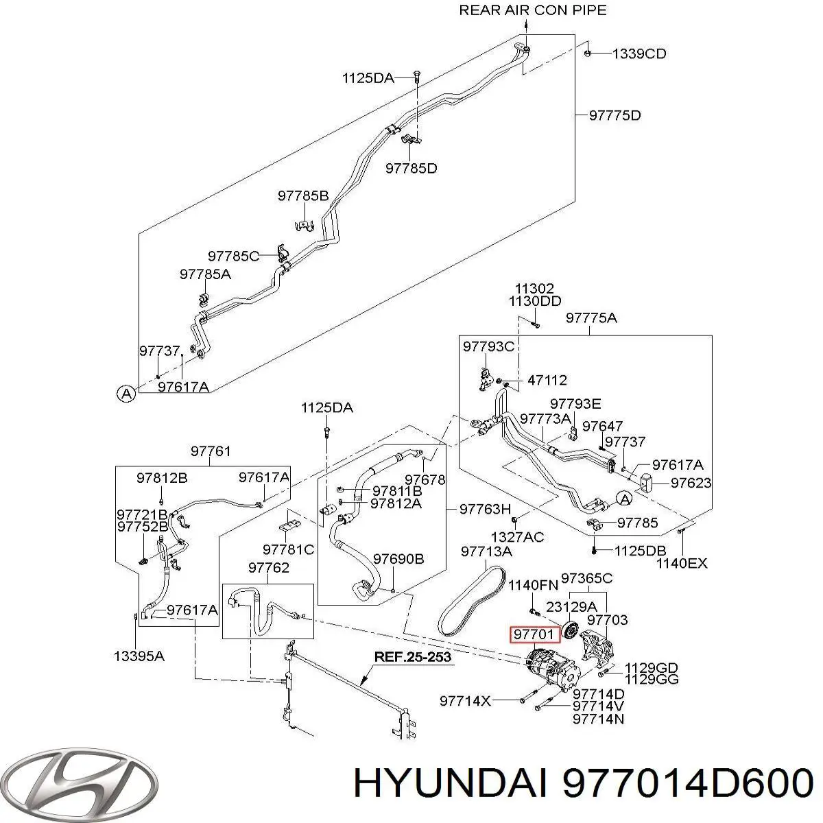 977014D600 Hyundai/Kia компресор кондиціонера
