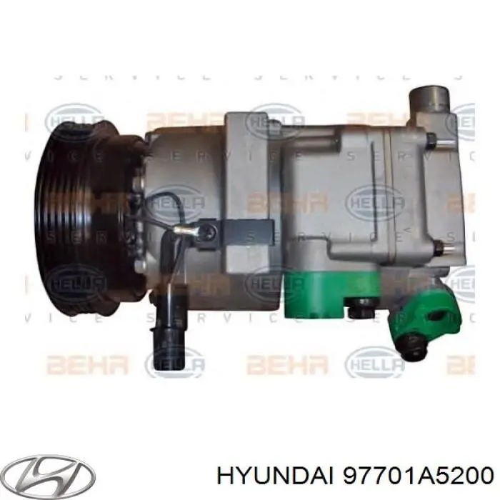 Компресор системи кондиціювання Hyundai/Kia 97701A0700 ціна, від 165.07 USD