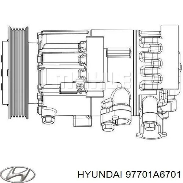 Купити 97701A6701 Hyundai/Kia Компресор кліматичної установки