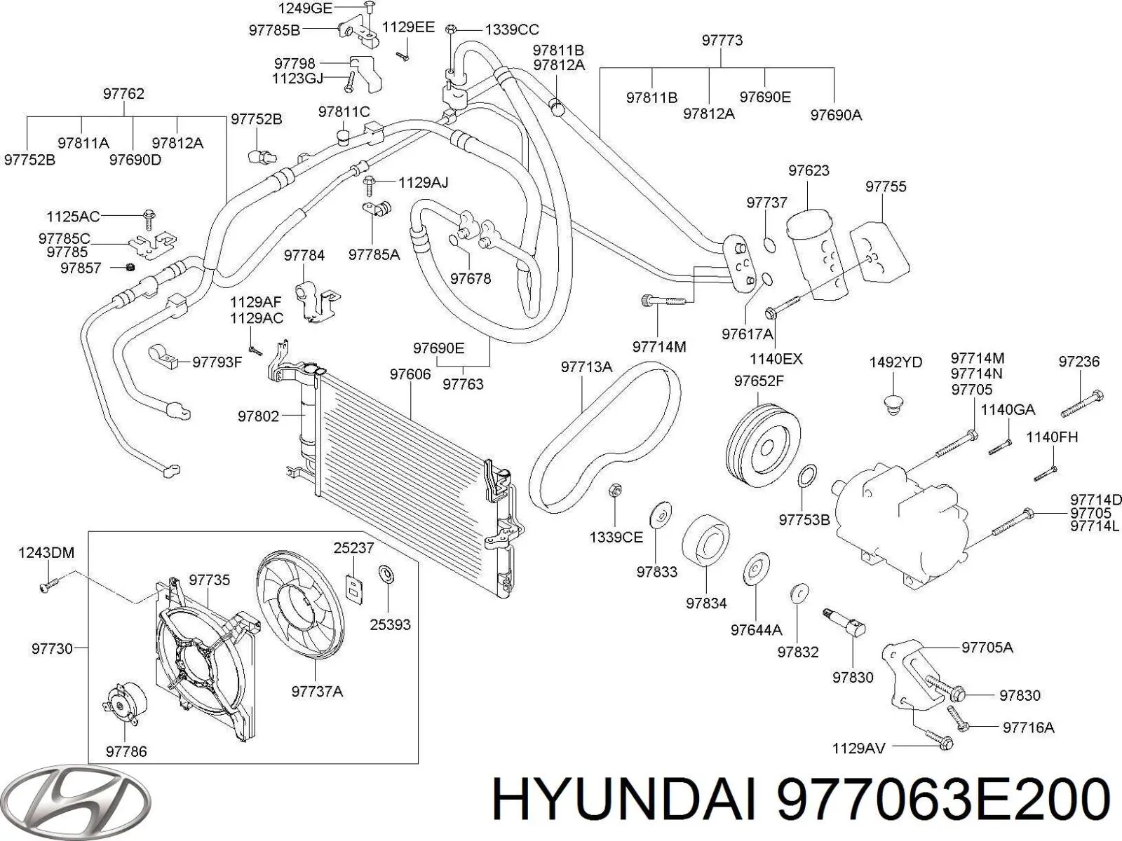  977063E200 Hyundai/Kia