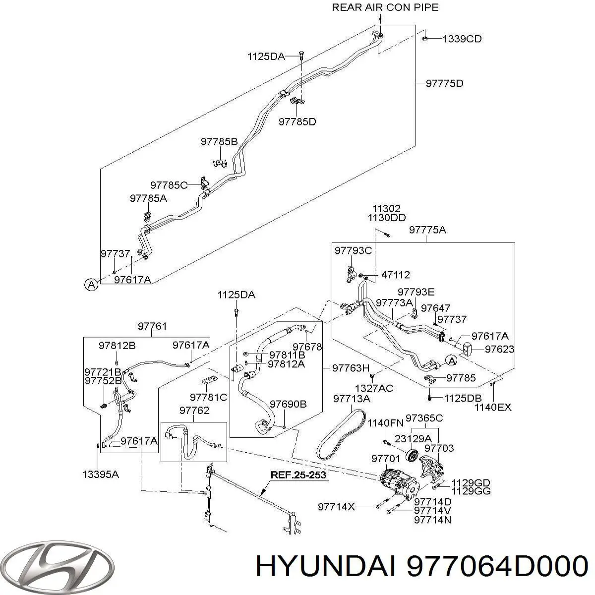 Натяжний ролик Hyundai/Kia 977064D000 ціна, від  USD