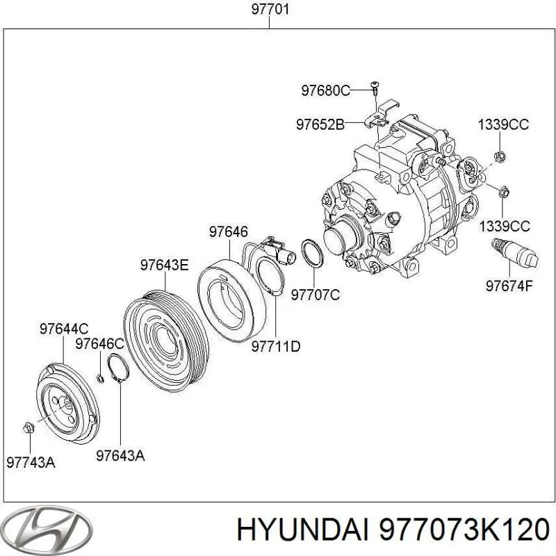 Сальник компресора кондиціонера COS00136 Sigma