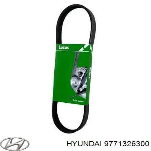 Клиновий ремінь Hyundai/Kia 9771326300 ціна, від 11.31 USD