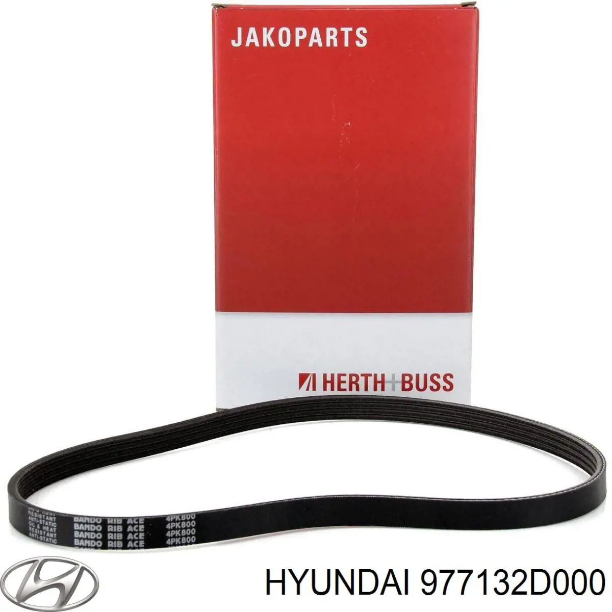 Ремінь генератора 977132D000 Hyundai/Kia