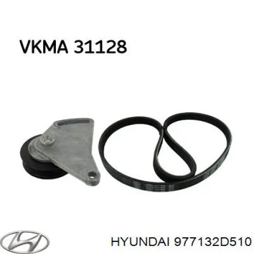 Купити 977132D510 Hyundai/Kia Ремінь генератора