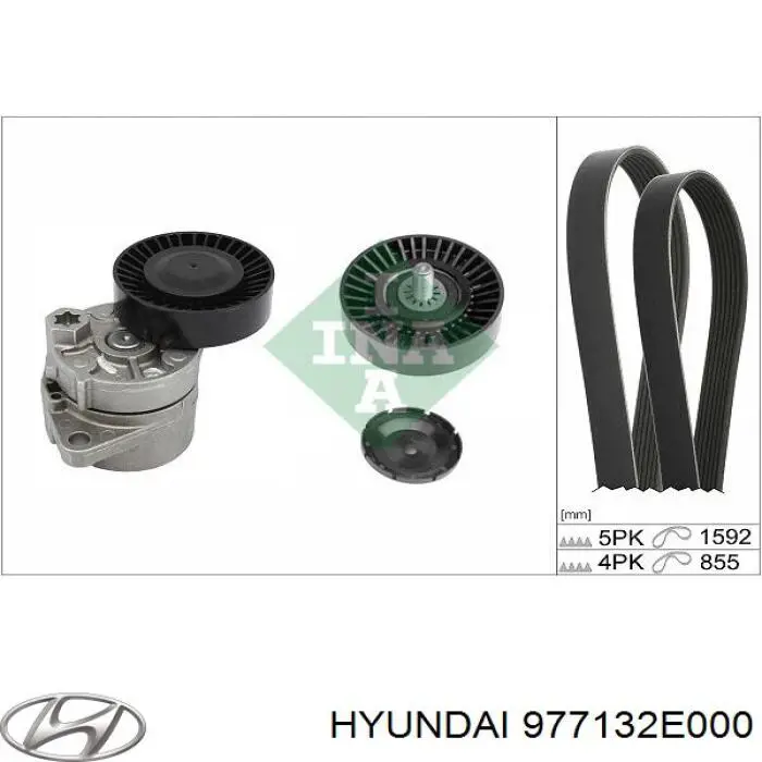 977132E000 Hyundai/Kia ремінь приводний, агрегатів