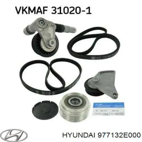 Клиновий ремінь Hyundai/Kia 977132E000 ціна, від 6.33 USD