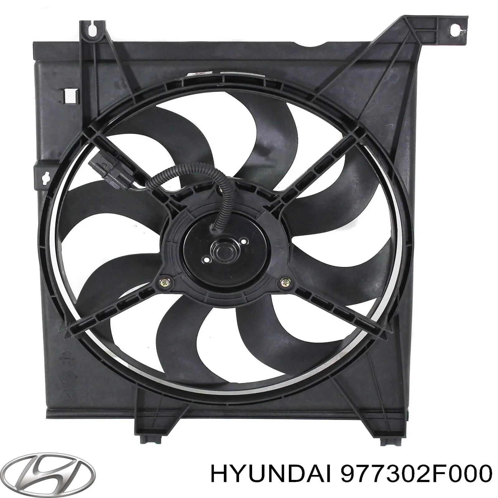 Купити 977302F000 Hyundai/Kia Дифузор радіатора кондиціонера, в зборі з крильчаткою і двигуном
