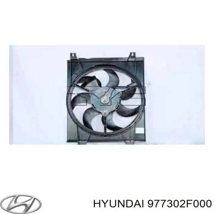 Дифузор радіатора кондиціонера, в зборі з крильчаткою і двигуном Hyundai/Kia 977302F000 ціна, від 37.08 USD