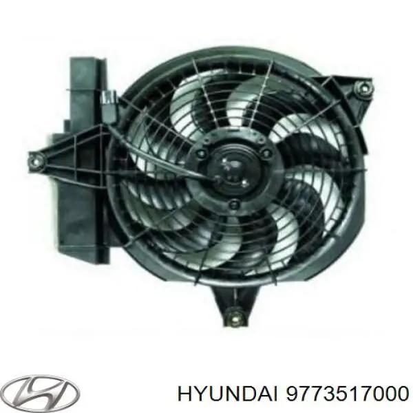 Дифузор (кожух) радіатора охолодження Hyundai/Kia 9773517000 ціна, від 67.74 USD
