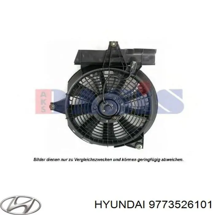 Дифузор (кожух) радіатора кондиціонера Hyundai/Kia 9773526101 ціна, від 114.25 USD