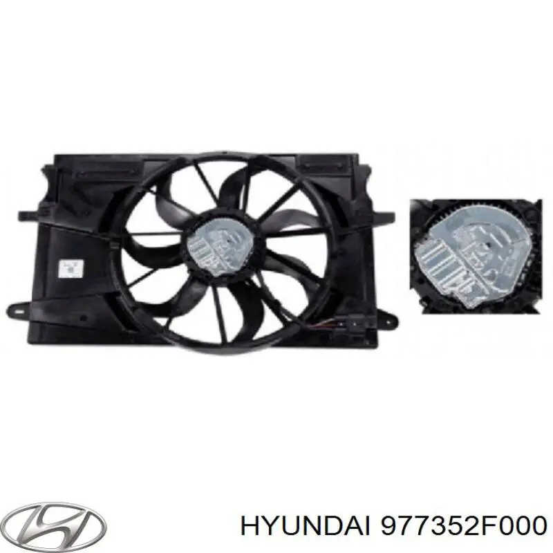 Дифузор (кожух) радіатора охолодження Hyundai/Kia 977352F000 ціна, від 18.34 USD