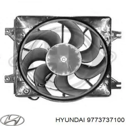 Купити 9773737100 Hyundai/Kia Вентилятор/крильчатка радіатора охолодження