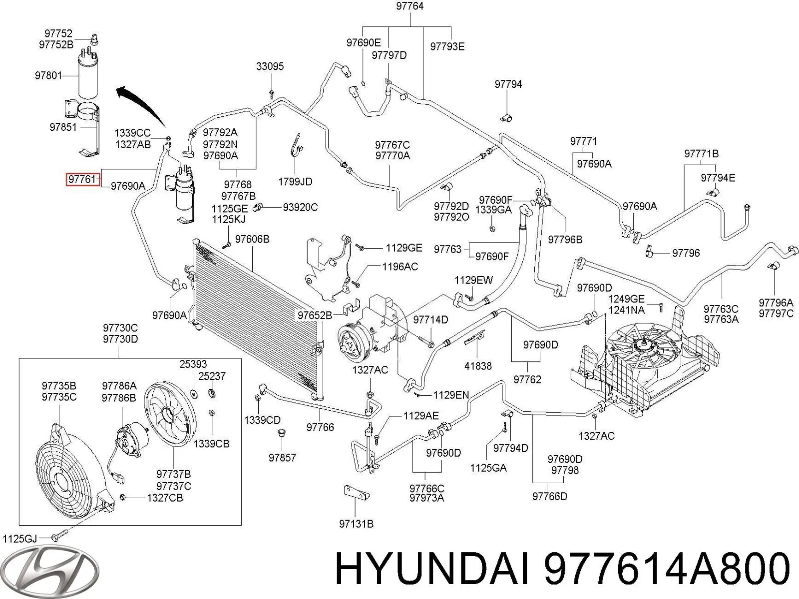  Hyundai/Kia 977614A800 ціна, від 39.15 USD