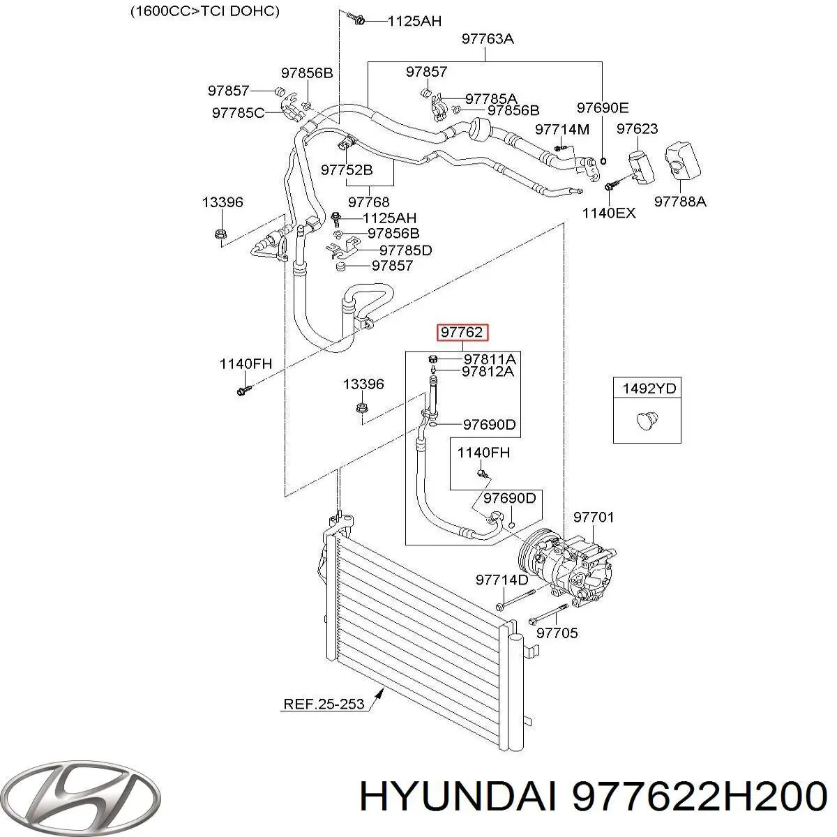  Hyundai/Kia 977622H200 ціна, від 9.19 USD