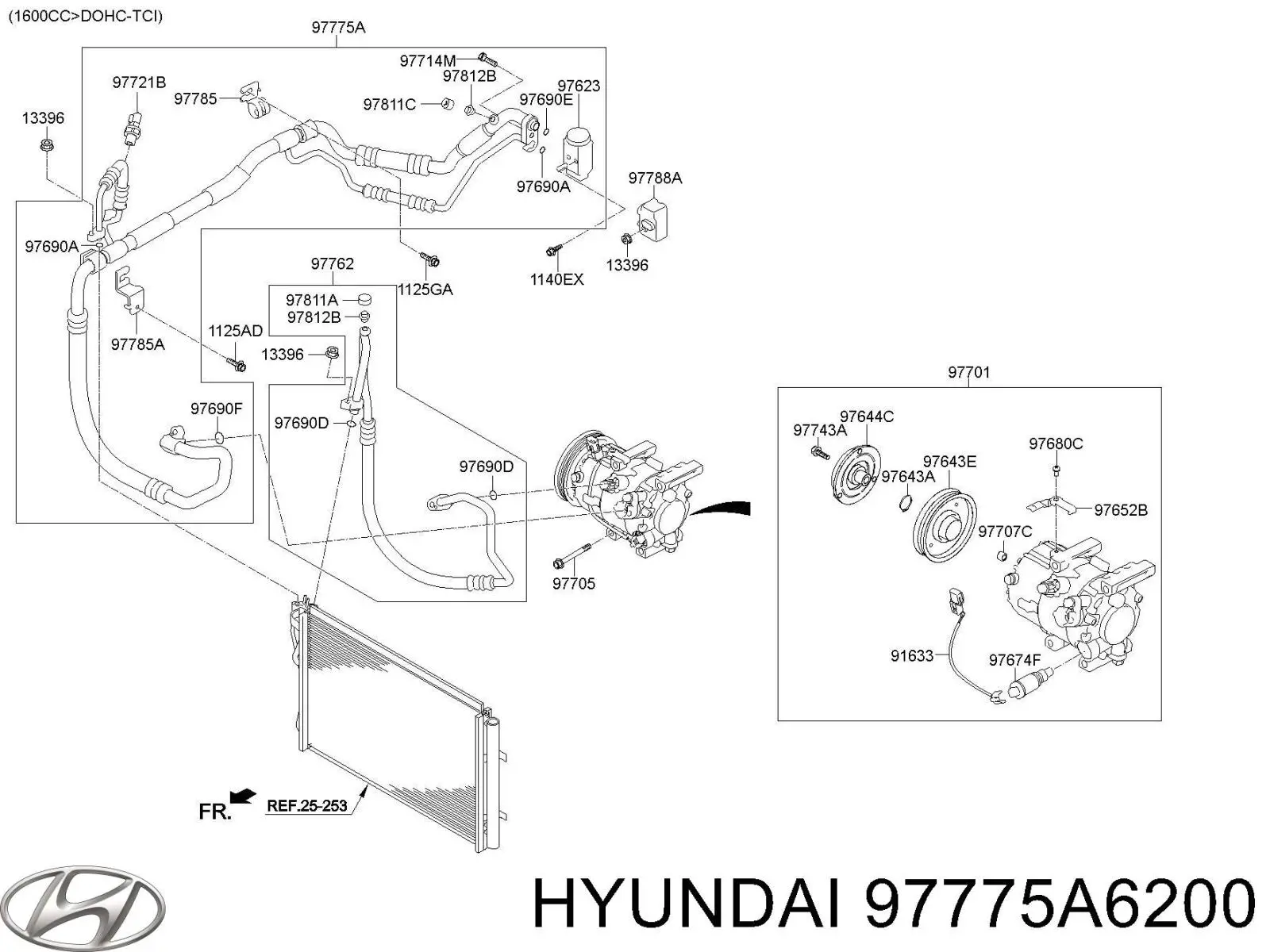  Hyundai/Kia 97775A6200 ціна, від 34.21 USD