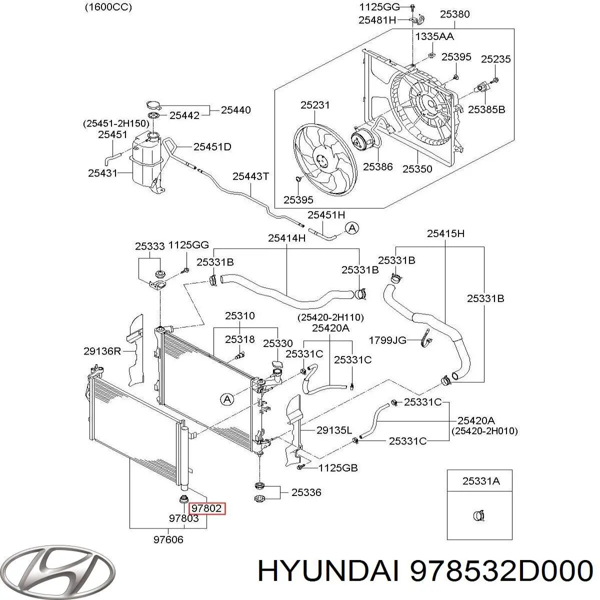 Ресивер-осушувач кондиціонера Hyundai/Kia 978532D000 ціна, від 4.66 USD