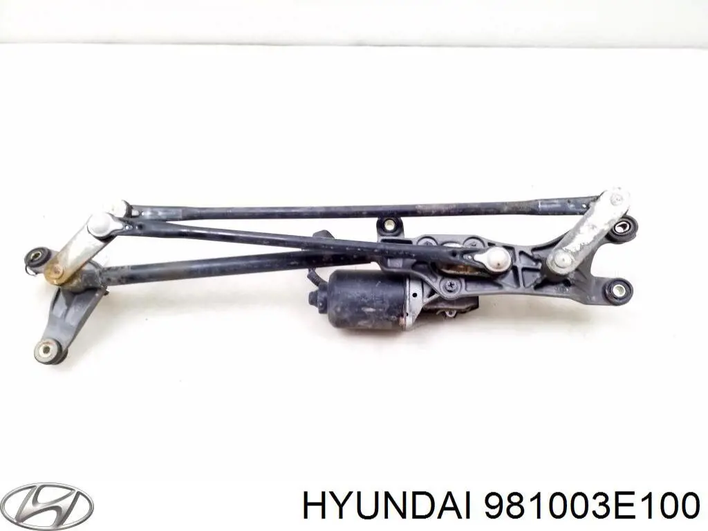 981003E100 Hyundai/Kia двигун склоочисника лобового скла (трапеції)