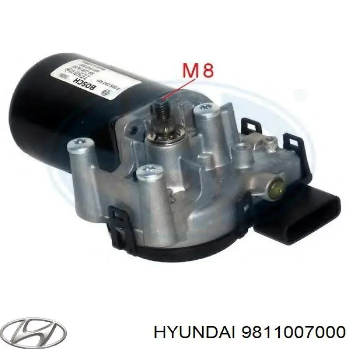 Мотор стеклоочищувача Hyundai/Kia 9811007000 ціна, від 75.16 USD