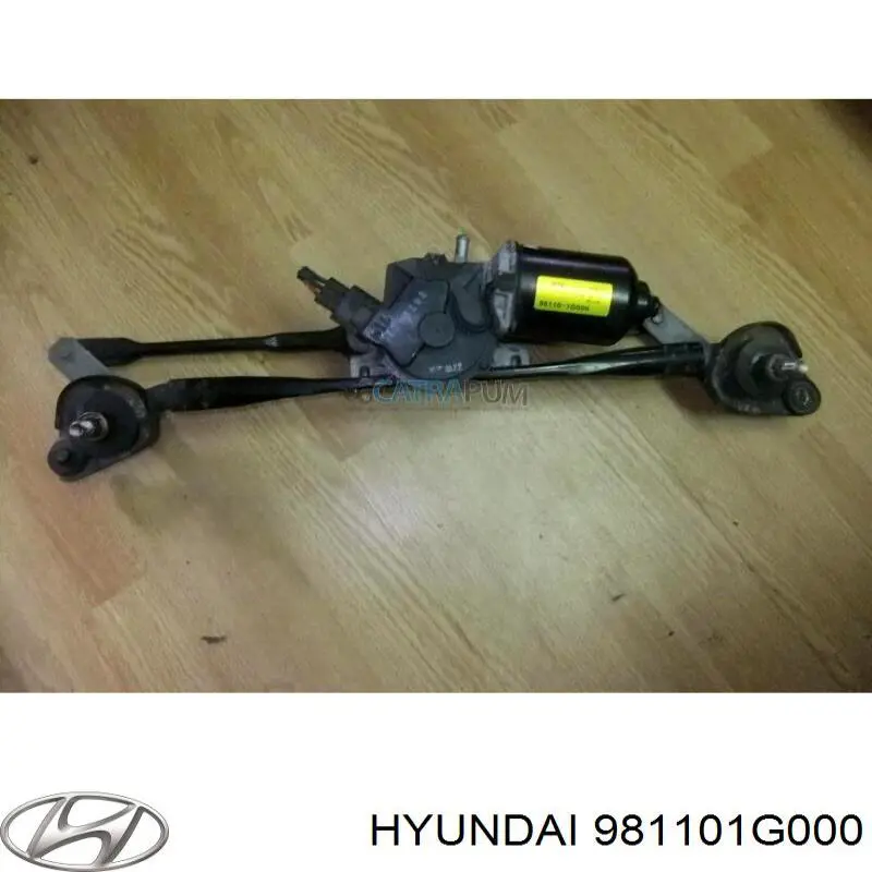 981101G000 Hyundai/Kia двигун склоочисника лобового скла (трапеції)