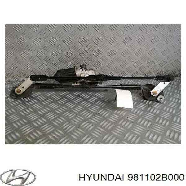 981102B000 Hyundai/Kia двигун склоочисника лобового скла (трапеції)