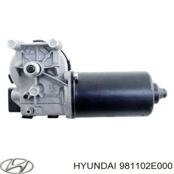 981102E000 Hyundai/Kia двигун склоочисника лобового скла (трапеції)